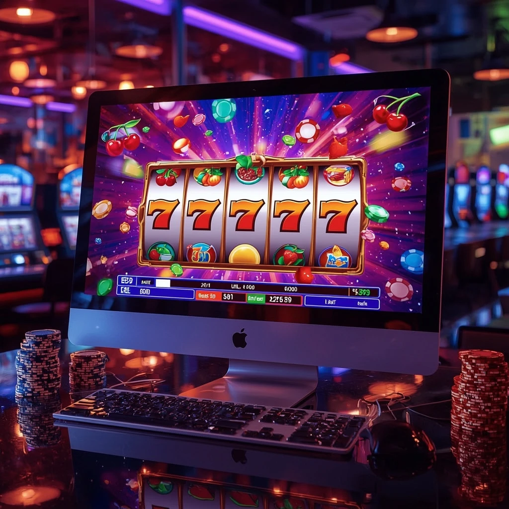 slots sur le moniteur WILD TORNADO CASINO